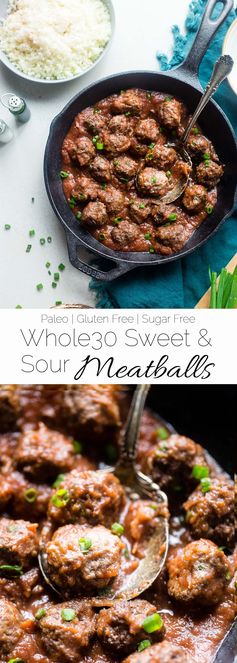 Paleo Sweet and Sour Meatballs