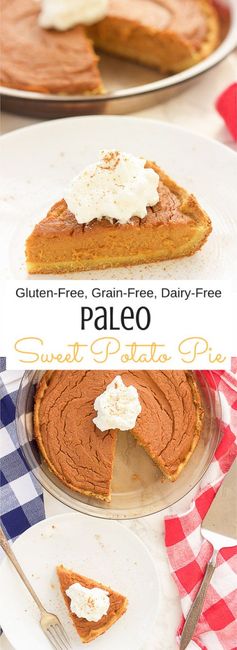 Paleo Sweet Potato Pie (gluten free, grain free, dairy free