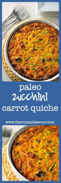 Paleo-Zucchini-Carrot Quiche