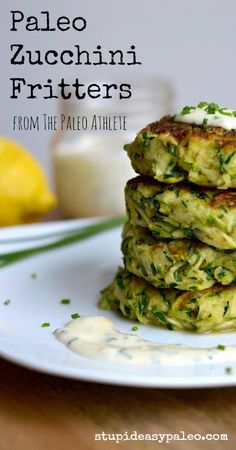 Paleo Zucchini Fritters