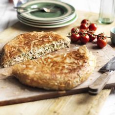 Pan-fried chicken pie