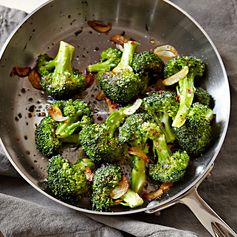 Pan-Roasted Broccoli with Garlic