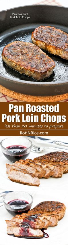 Pan Roasted Pork Loin Chops