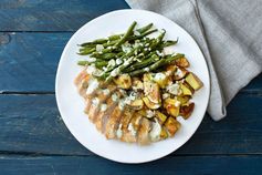 Pan-Seared Chicken with Yukon Potatoes, Green Beans, and Creamy Dill Sauce