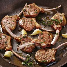 Pan-Seared Lamb Chops