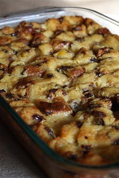 Panettone Bread Pudding with Cinnamon Syrup