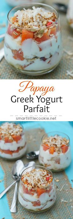 Papaya Greek Yogurt Parfait