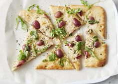 Parmesan and Grape Flatbread