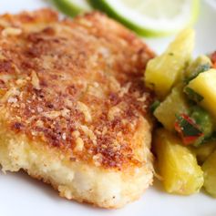 Parmesan and Panko-Crusted Swai