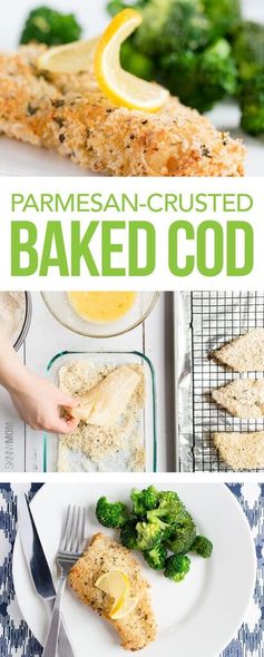 Parmesan-Crusted Baked Cod