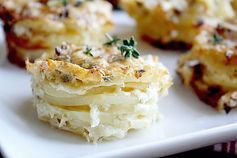 Parmesan Scalloped Potato Stacks