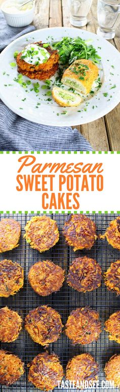 Parmesan Sweet Potato Cakes