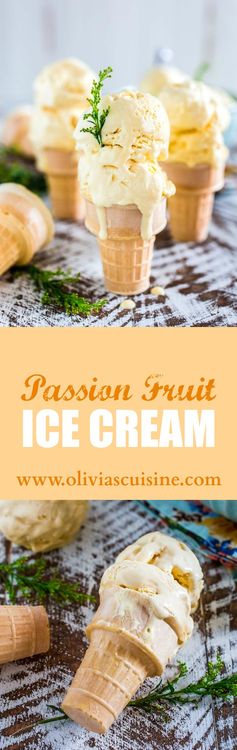 Passion Fruit Ice Cream