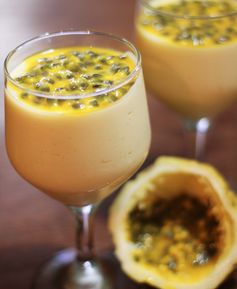 Passion fruit mousse