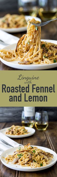 Pasta with Roasted Fennel and Lemon