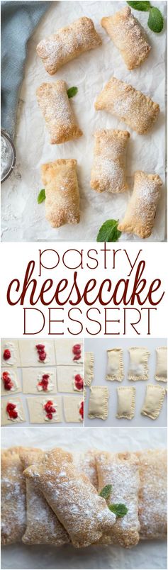 Pastry Cherry Cheesecake Desserts