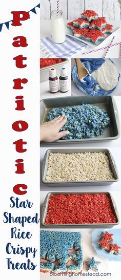 Patriotic Rice Krispie Treats