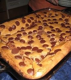 Paula Dean's Ooey Gooey Chocolate Chip Cake