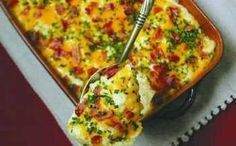 Paula Deen's twice Baked Potato Casserole