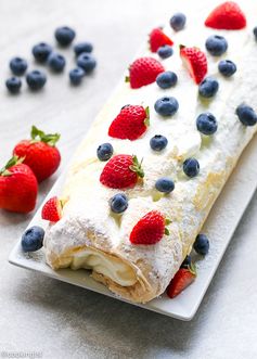 Pavlova Cake Roll