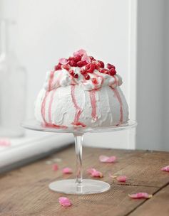 Pavlova hibiscus, rose et grenade