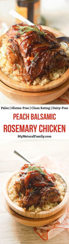 Peach Balsamic Rosemary Chicken