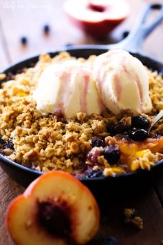 Peach Blueberry Cobbler