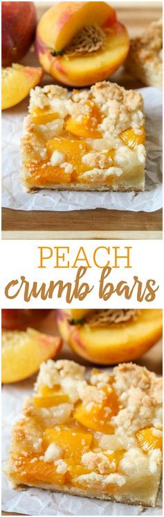 Peach Crumb Bars