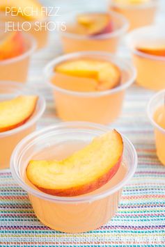 Peach Fizz Jello Shots