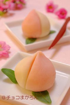 Peach Nerikiri (Sweet Bean Paste Confections - Easy Wagashi to Make for Dolls' Festival