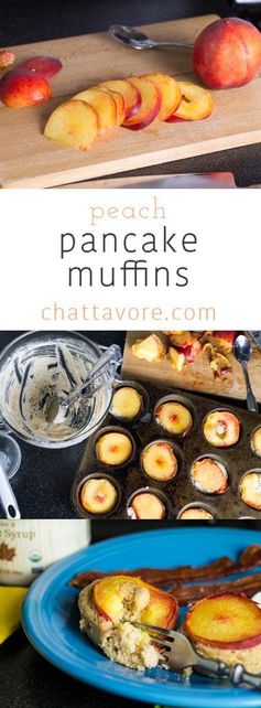 Peach Pancake Muffins