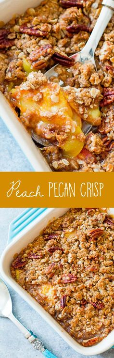 Peach Pecan Crisp