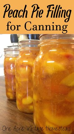 Peach Pie Filling For Canning