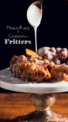 Peaches n' Cream Fritters