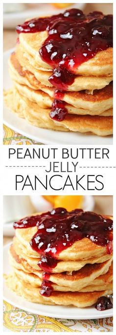 Peanut Butter and Jelly Pancakes