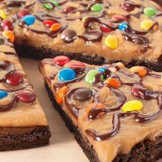 Peanut Butter Brownie Pizza