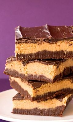 Peanut Butter Brownie Truffle Bars