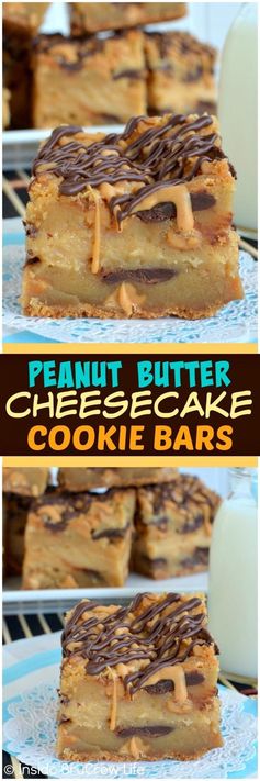 Peanut Butter Cheesecake Cookie Bars