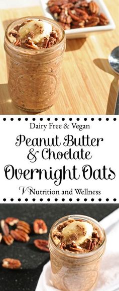 Peanut Butter Chocolate Overnight Oats