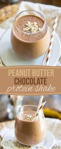 Peanut Butter Chocolate Protein Shake