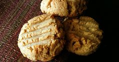 Peanut Butter Cookies, no added sugar