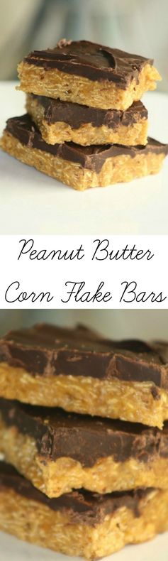 Peanut Butter Corn Flake Bars