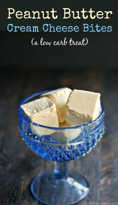 Peanut Butter Cream Cheese Bites (low carb