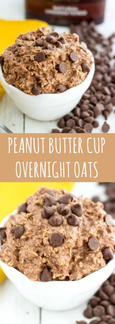 Peanut Butter Cup Overnight Oats