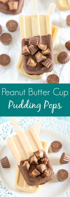 Peanut Butter Cup Pudding Pops