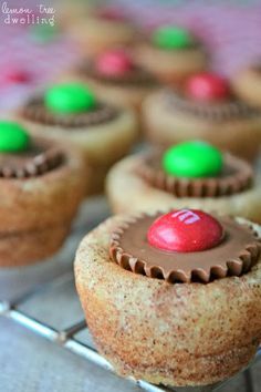 Peanut Butter Cup Stuffed Snickerdoodles