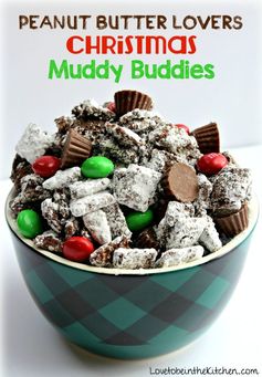 Peanut Butter Lovers Christmas Muddy Buddies