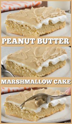 Peanut Butter Marshmallow Cake