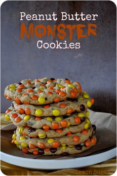 Peanut Butter Monster Cookies