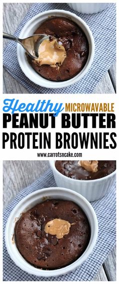 Peanut Butter Protein Brownies